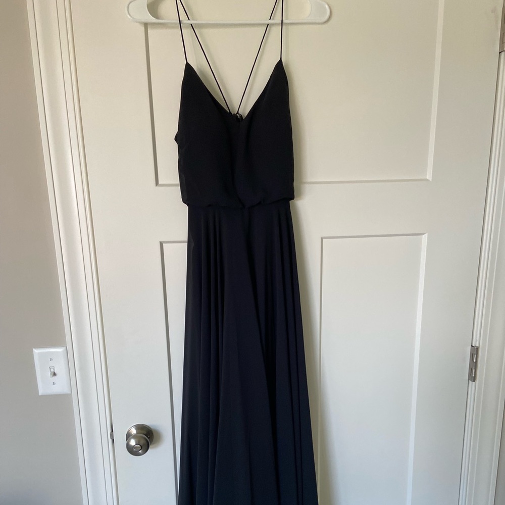 Jenny Yoo Inesse Bridesmaid Dress. Size 0, black, NWT